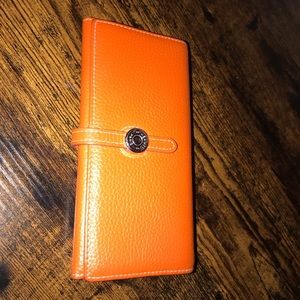 Hermès Orange Leather Wallet
